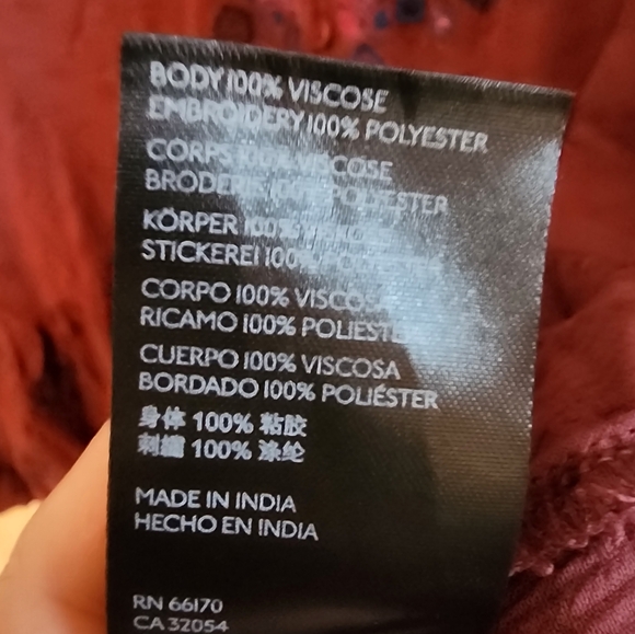 Free People Embroidered Folk Blouse - Picture 7 of 7